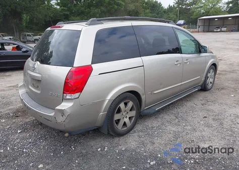 2004 Nissan Quest 3.5 Se из США, поврежденный, VIN 5N1BV28U84N352471